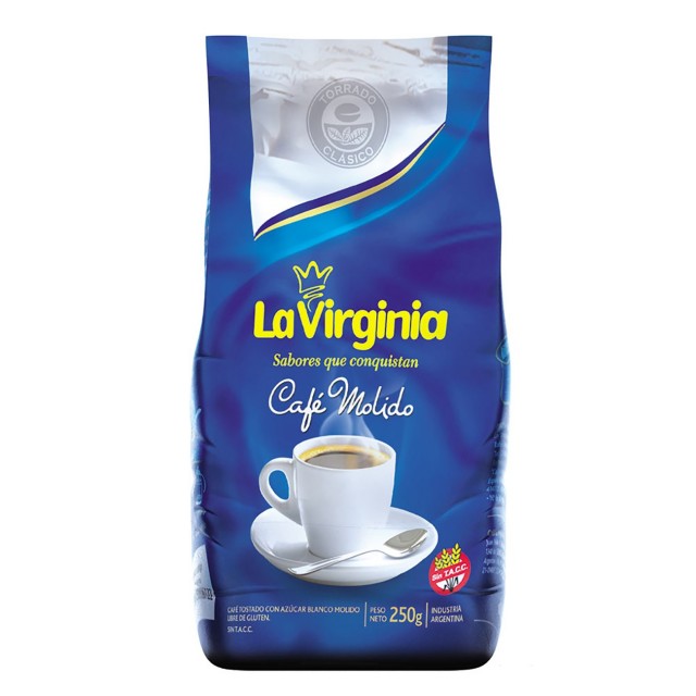 Cafe Molido La Virginia Torrado Clásico 250g