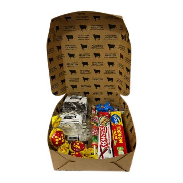 Caja de la Dulzura Argentina de Alfajores, Mantecol y Golosinas