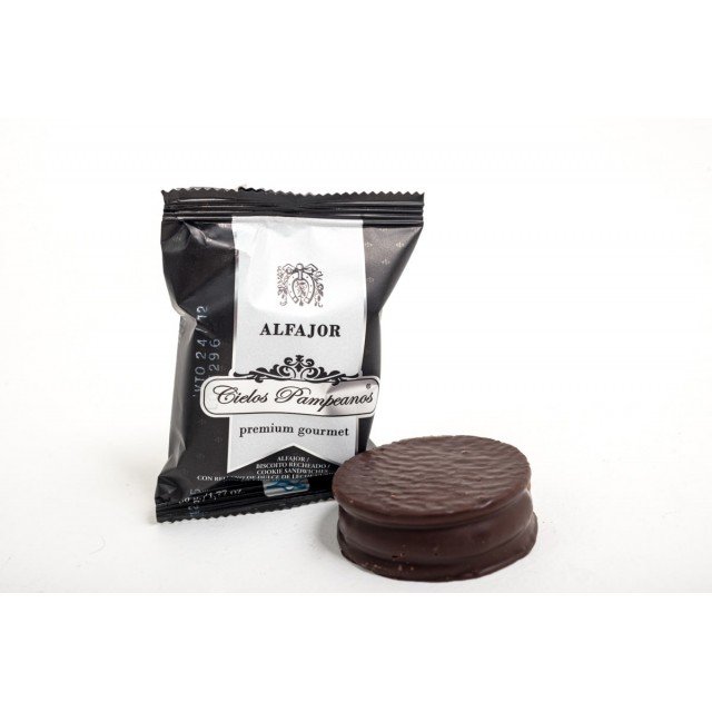 Alfajor Argentino Chocolate Negro Cielos Pampeanos Alfajor Argentino Chocolate Negro Cielos Pampeanos