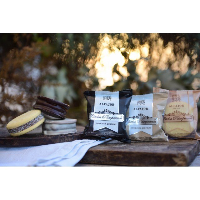 Alfajor Argentino Chocolate Negro Cielos Pampeanos Alfajor Argentino Chocolate Negro Cielos Pampeanos