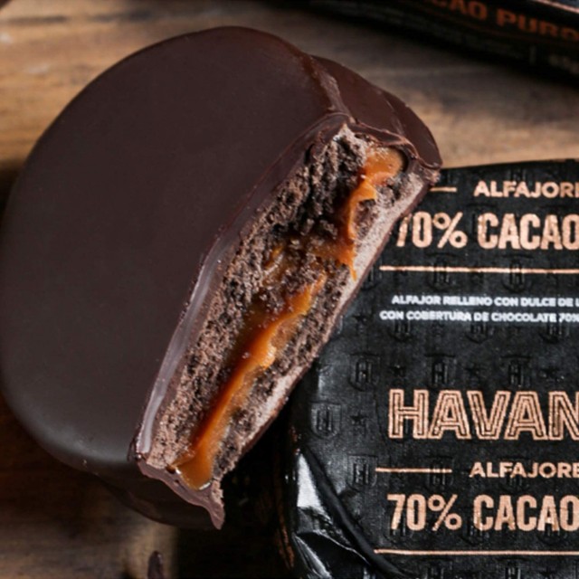 Alfajor Havanna Cacao 70% de Argentina 4 Unidades