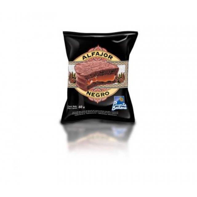 Alfajor Clásico Punta Ballena Negro  Origen Uruguay Unidad