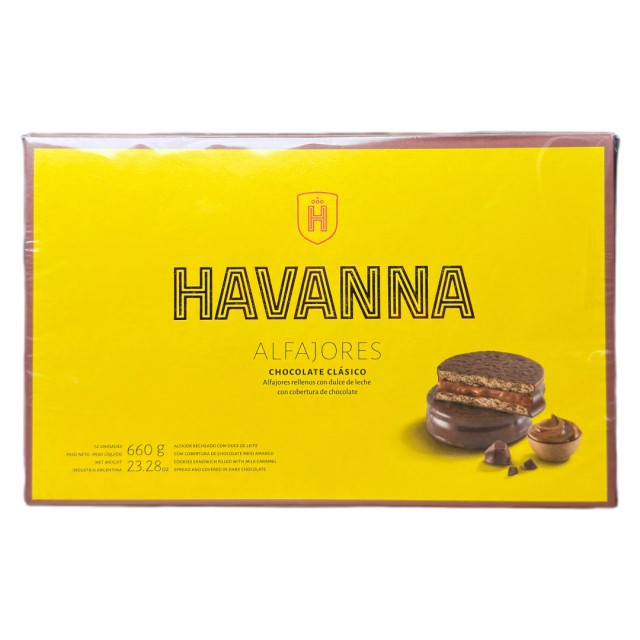 Alfajores Chocolate Havanna Docena
