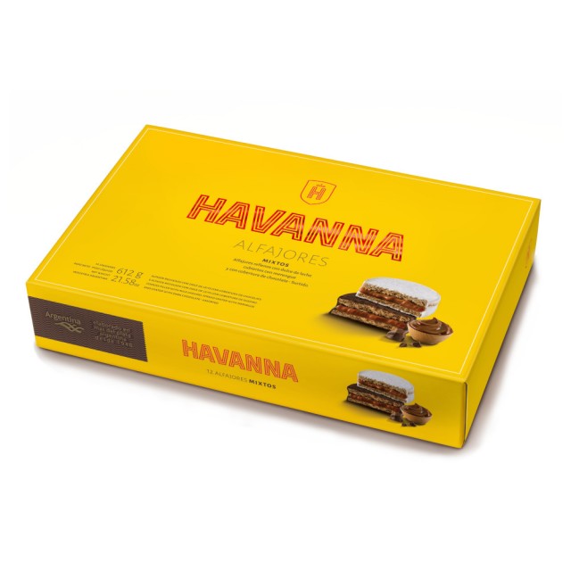 Alfajores Havanna Mixtos Chocolate y Merengue