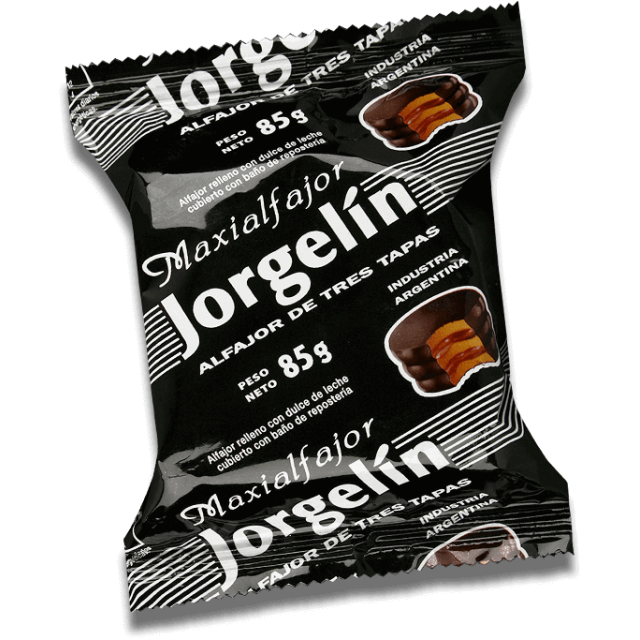 Alfajor Jorgelín Triple Chocolate Argentino