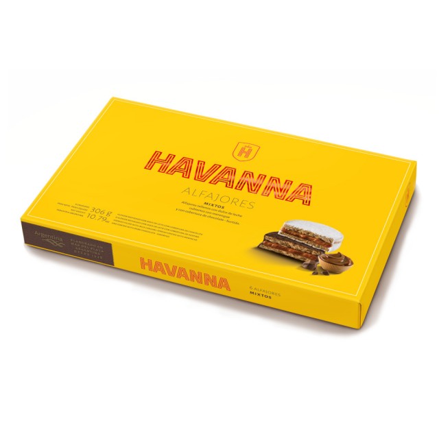 Alfajores Mixtos 6 Unidades Havanna Chocolate y Merengue