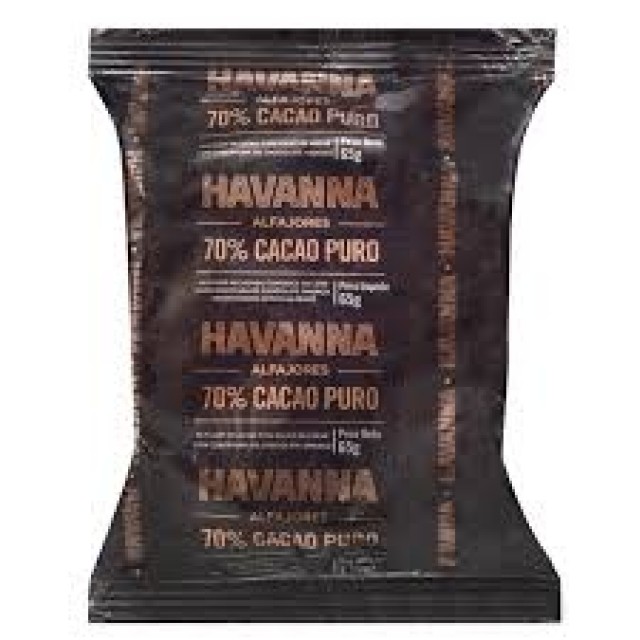 Alfajor Argentino Havanna Cacao 70% Unidad