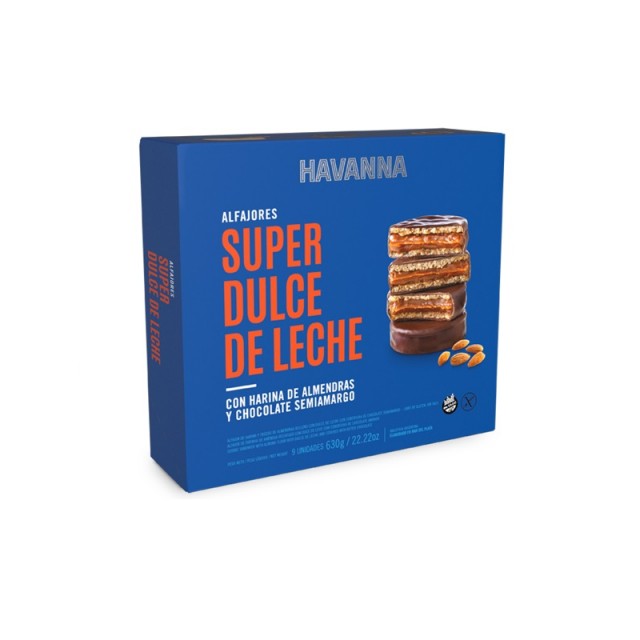 Alfajor Havanna Super Dulce de Leche Caja 4 Unidades- SIN GLUTEN