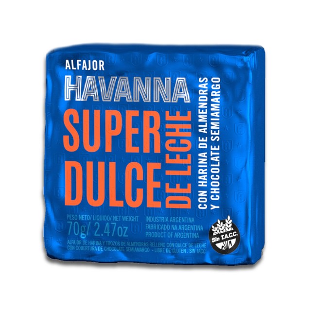 Alfajor Havanna Super Dulce de Leche Unidad