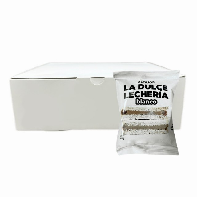 Caja de Alfajores La Dulce Lecheria Blanco de Dulce de Leche