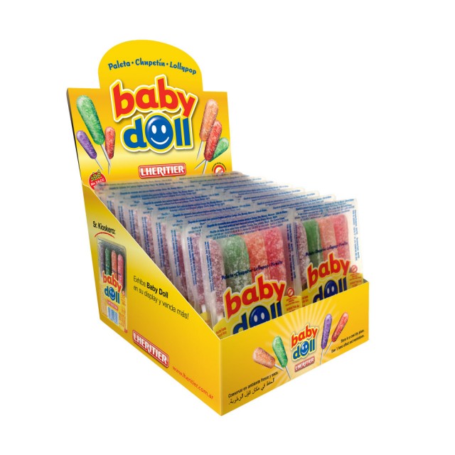 Baby Doll Chupetin Argentino Caja 18 Blisters de 4 Unidades Cada Blister