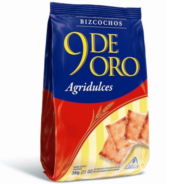 Bizcochitos Agridulces 9 de Oro Argentinos