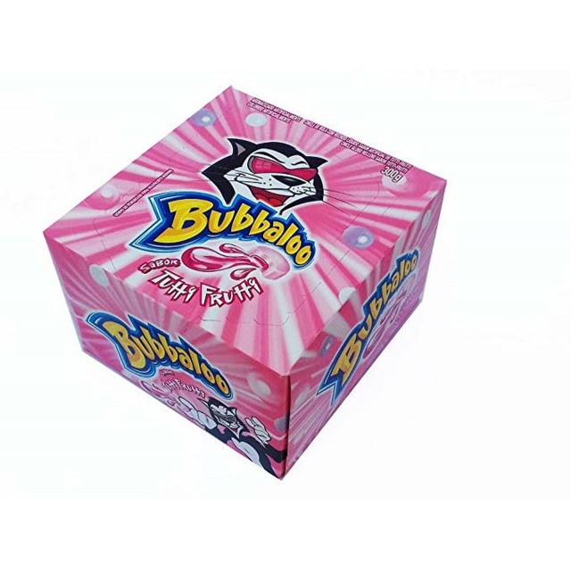 Chicle Bobbaloo Tutti Frutti Caja 300 Gramos de 60 Unidades