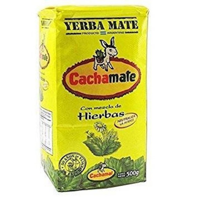 Cachamate Amarillo Yerba Mate 500 Gramos Argentina