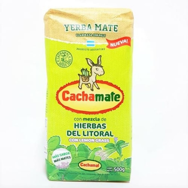 Cachamate Hierbas Del Litoral Yerba Mate Argentina 500 gr