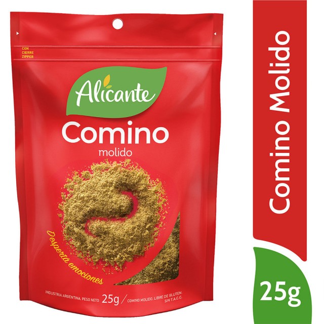 Comino Molido Alicante Condimento Argentino 25 Gramos