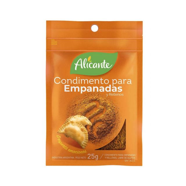 Condimento para Empanadas Alicante Argentino 25 Gr