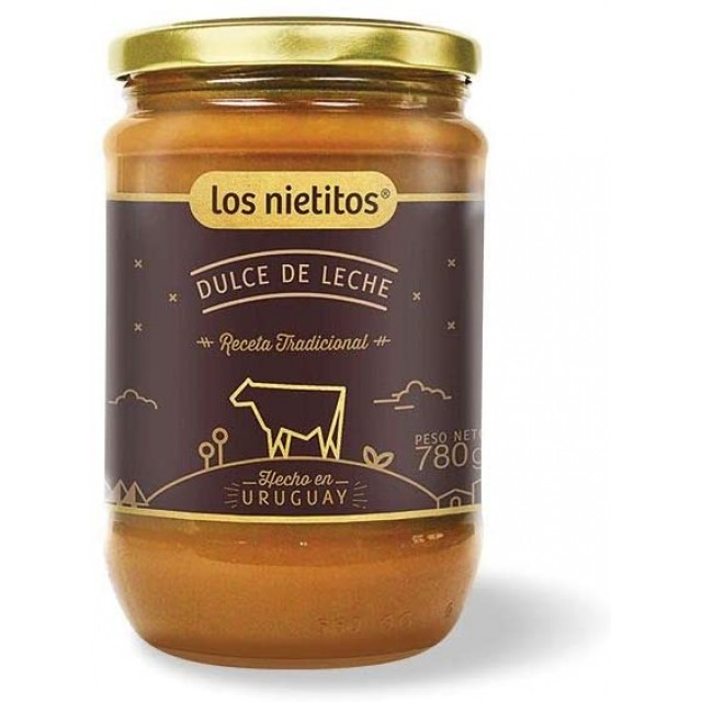 Dulce De Leche Los Nietitos Tradicional Uruguay 780 gramos