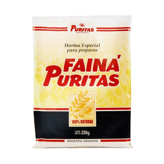 Fainá Puritas 250 Gramos Uruguay Fainá Puritas 250 Gramos Uruguay