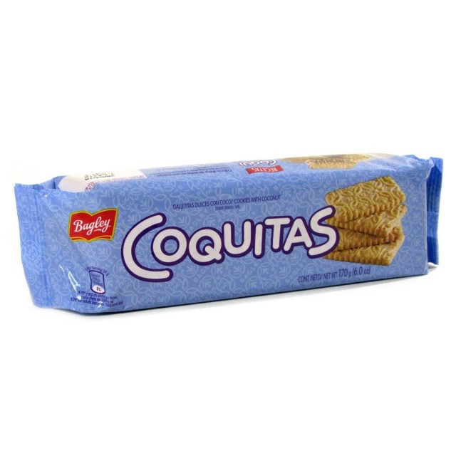 Galletas Coquitas de Bagley Argentina de 170 gramos