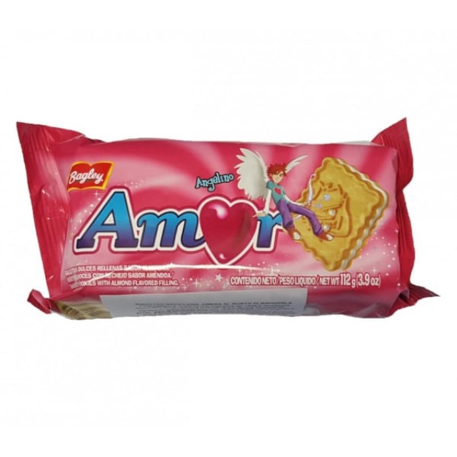 Galletitas Amor Bagley Argentina 108 Gramos Unidad Galletitas Amor Bagley Argentina 108 Gramos Unidad