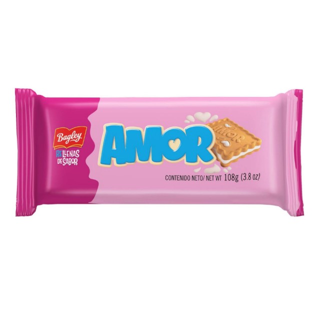 Galletitas Amor Bagley Argentina 108 Gramos Unidad