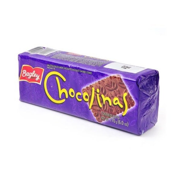 Galletitas Chocolinas Bagley Argentinas 150 Gramos Unidad Galletitas Chocolinas Bagley Argentinas 150 Gramos Unidad