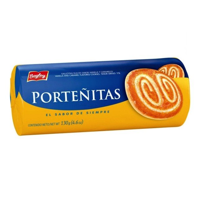 Galletitas Porteñitas Argentinas Bagley 130 gramos
