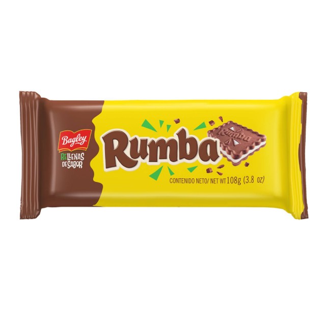 Galletitas Rumba Bagley de 108 Gramos Unidad