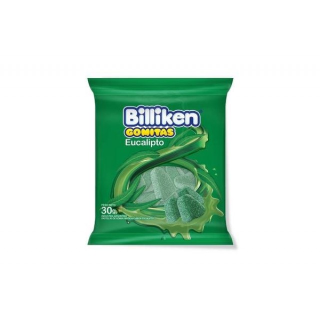 Gomitas Billiken Eucalipto 30 gramos