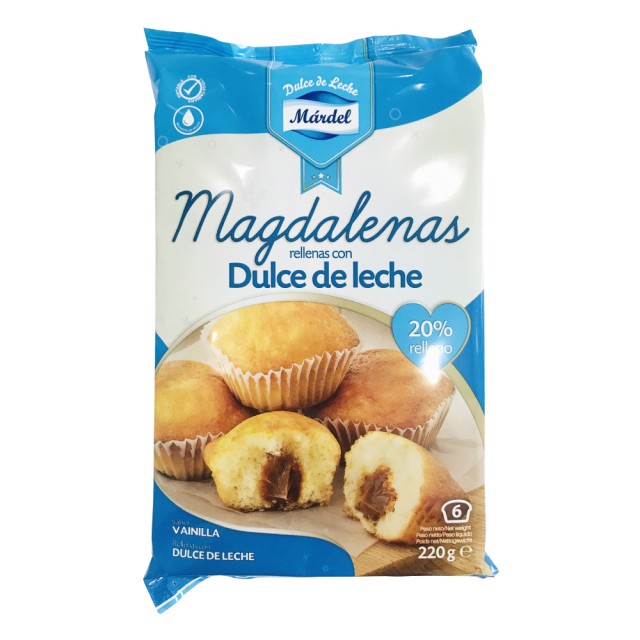 Magdalenas De Dulce De Leche