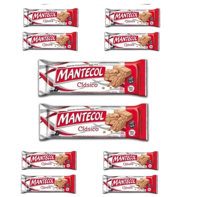 Mantecol ORIGINAL CLÁSICO de Maní Argentino 110 gramos - OFERTA 10 UNIDADES