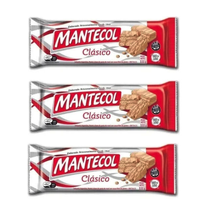 Mantecol ORIGINAL CLÁSICO de Maní Argentino 110 gramos - OFERTA 3 UNIDADES