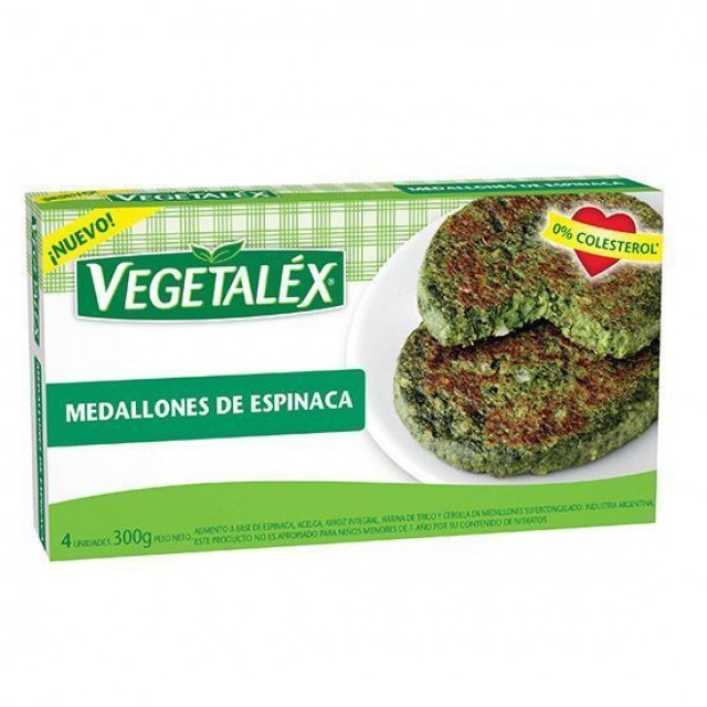 Medallón de Espinacas Vegetalex