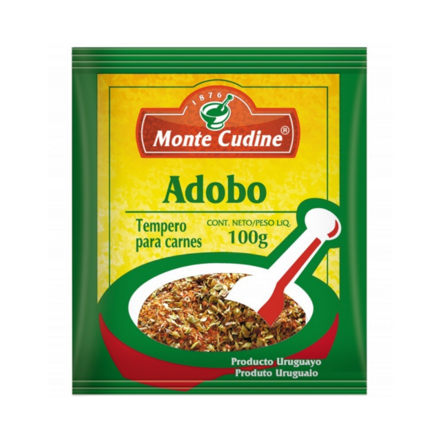 Adobo para Carnes Monte Cudine 100 gramos Origen Uruguay