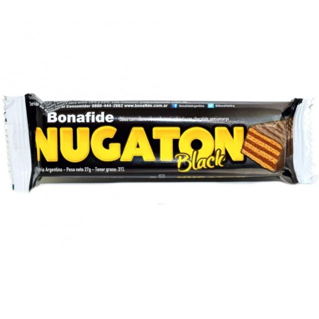 Nugatón Bonafide Chocolate Black Unidad