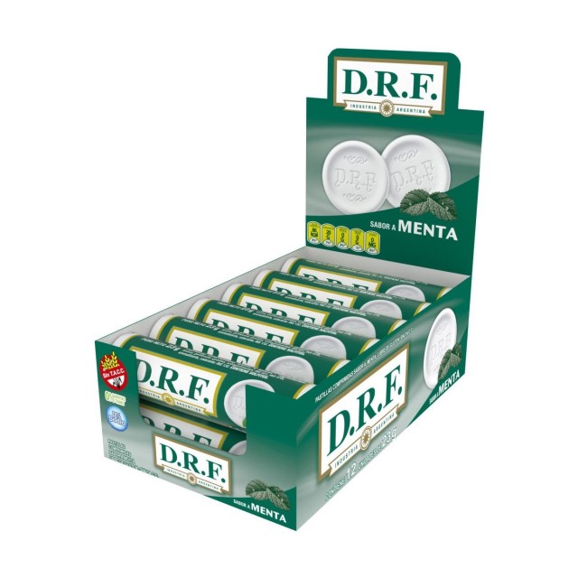 Pastillas DRF sabor Menta Caja x 12 Unidades