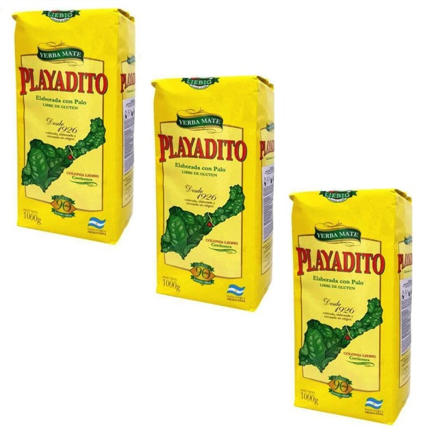 Playadito Yerba Mate Argentina Kilo Oferta 3 Unidades Playadito Yerba Mate Argentina Kilo Oferta 3 Unidades