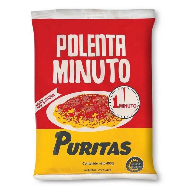 Puritas 1 Minuto Polenta Uruguaya 450 Gramos Puritas 1 Minuto Polenta Uruguaya 450 Gramos