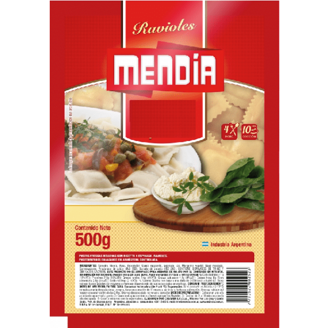 Ravioles Argentinos de Espinacas Mendia Ravioles Argentinos de Espinacas Mendia