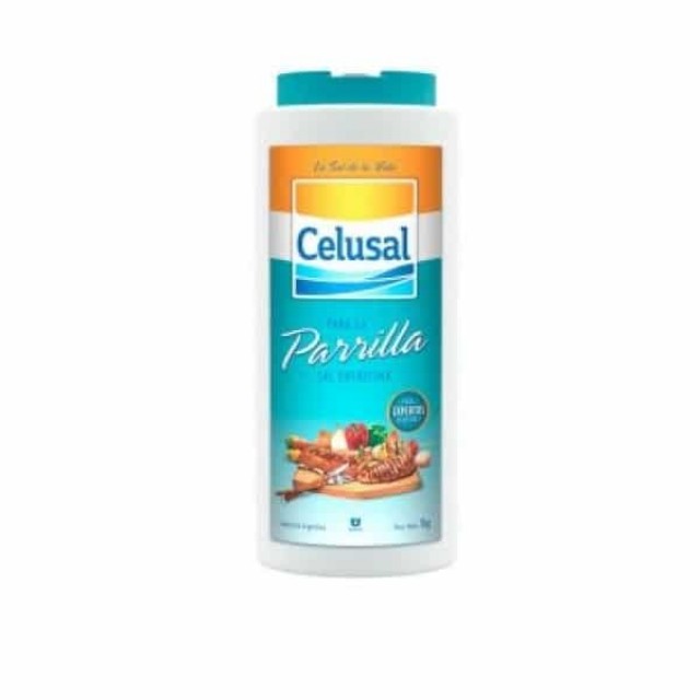 Sal Entrefina Salero Celusal Parrillera Envase Plástico 1 Kilo Sal Entrefina Salero Celusal Parrillera Envase Plástico 1 Kilo