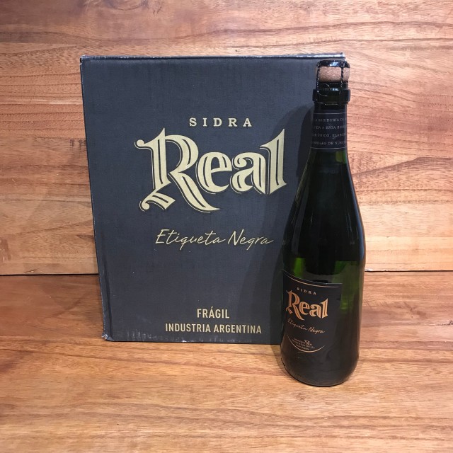 Sidra Real Etiqueta Negra Argentina Oferta en Caja de 6 Botellas