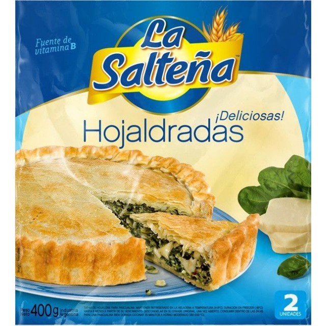 Tapa Pascualina Hojaldrada La Salteña