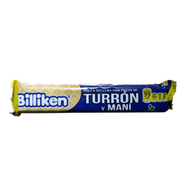 Turrón  Billiken de Maní Oblea Rellena Unidad