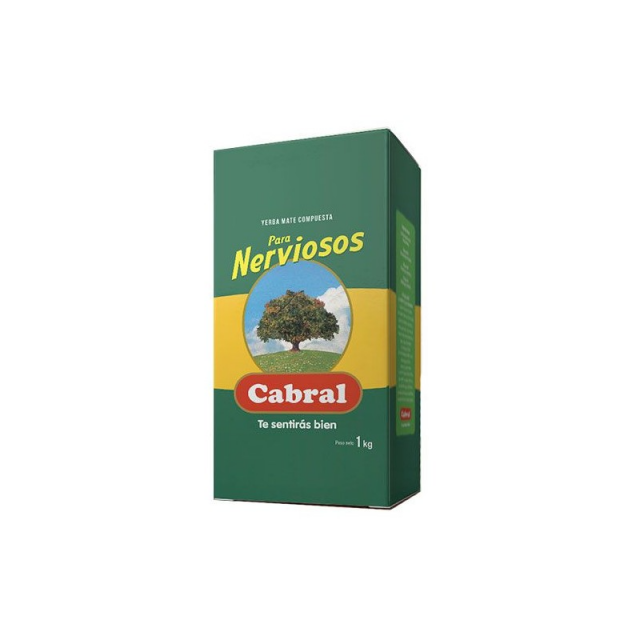 Yerba Mate Compuesta Para Nerviosos Cabral 1 Kilo