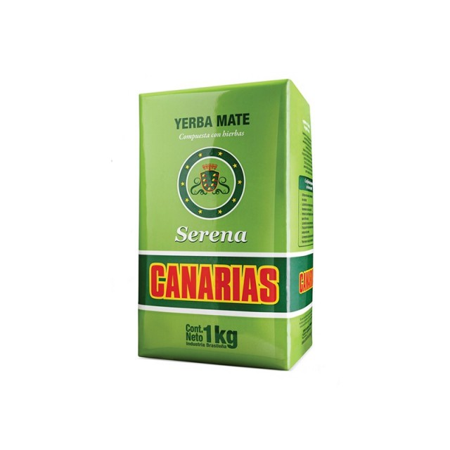 Yerba Mate Canarias Serena de Hierbas 1 Kilo de Uruguay y Brasil Yerba Mate Canarias Serena de Hierbas 1 Kilo de Uruguay y Brasil