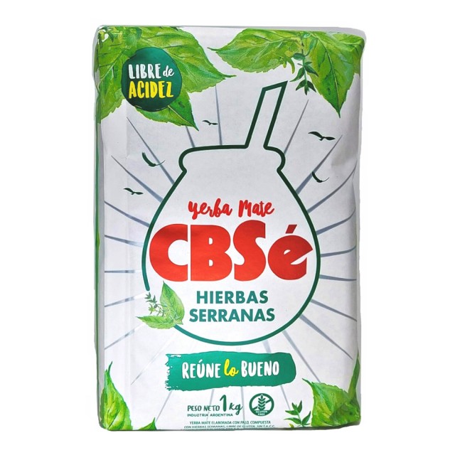 Yerba Mate CBSé Hierbas Serranas 1Kg