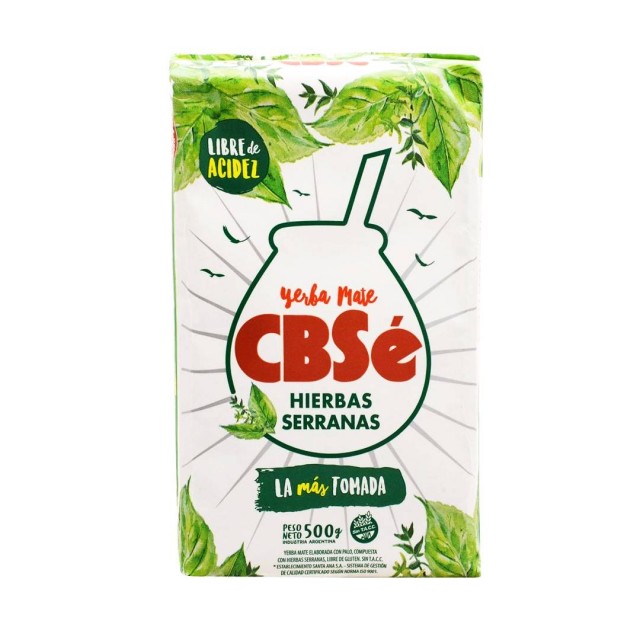 Yerba Mate CBSé Hierbas Serranas 500Gr