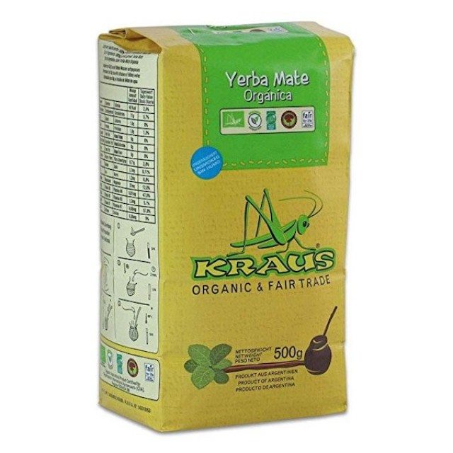 Yerba Mate Kraus Orgánica 500 gr