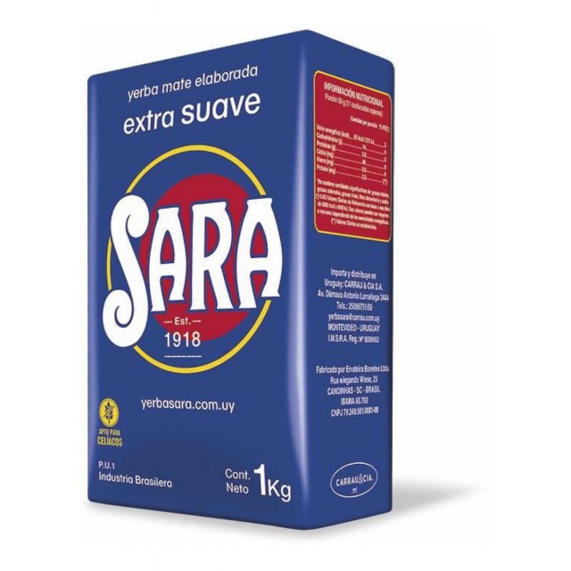 Yerba Mate Sara Extra Suave 1kg